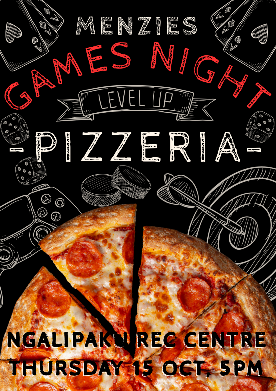 Menzies Games Night and Pizzeria is BACK!