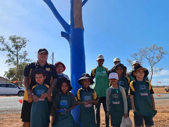 Shire of Menzies joins Blue Tree Project to raise mental health awareness